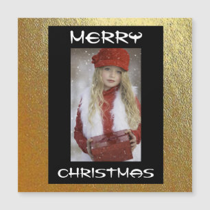 Joyeuse carte magnétique de Noël