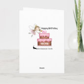 Joyeuse carte mère de 80e anniversaire (Dos)