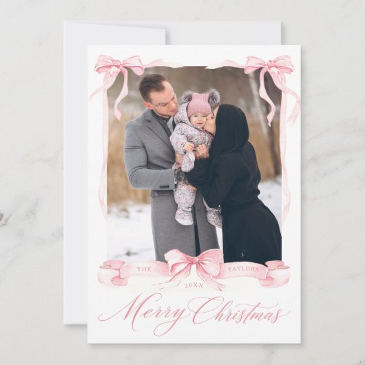 Joyeuse carte mère de Noël (Devant)