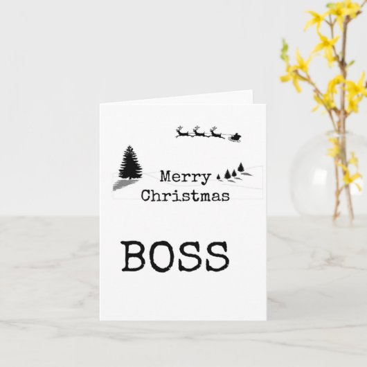 Joyeuse carte mère de Noël (Fleur jaune)