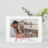 Joyeuse carte multi photo de noël (Debout devant)