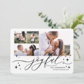 Joyeuse carte multi photo de noël (Debout devant)