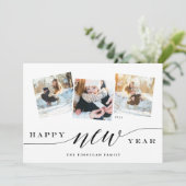 Joyeuse carte photo Collage du Nouvel An 3 (Debout devant)