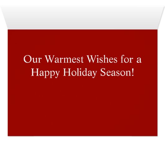 Joyeuse carte photo de Noël (Intérieur Horizontal (Bas))