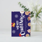 Joyeuse carte postale bébé de Noël (Debout devant)