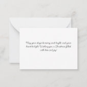 Joyeuse carte postale de famille de Noël (Dos)