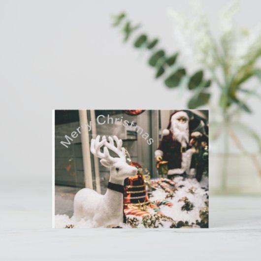 Joyeuse carte postale de Noël (Debout devant)