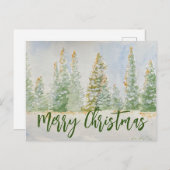 Joyeuse carte postale de Noël (Devant / Derrière)