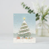 Joyeuse carte postale de Noël (Debout devant)