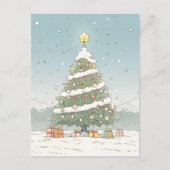 Joyeuse carte postale de Noël (Devant)