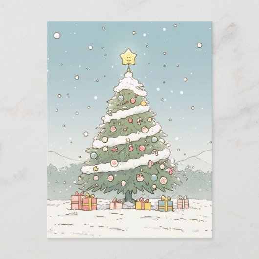 Joyeuse carte postale de Noël (Devant)