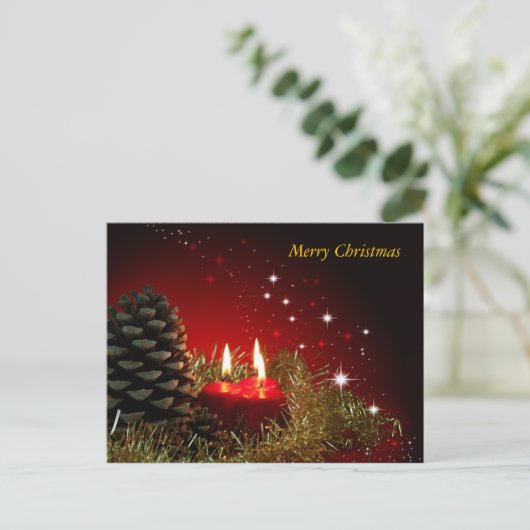 Joyeuse carte postale de Noël (Debout devant)