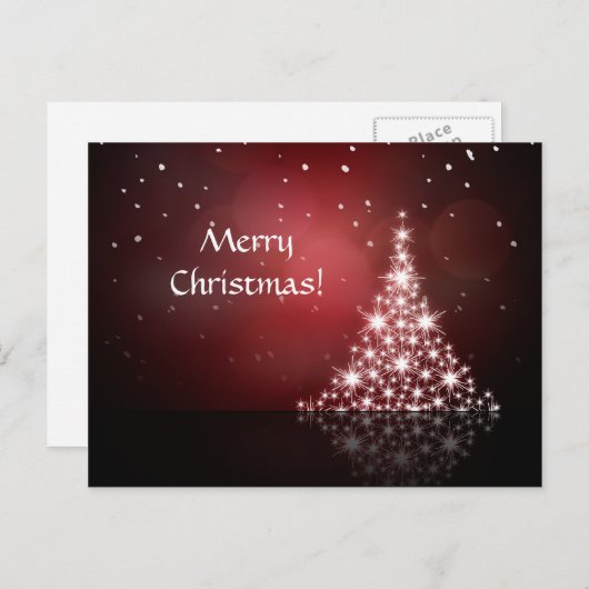 Joyeuse carte postale de Noël (Devant / Derrière)