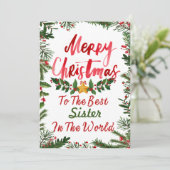 Joyeuse carte postale de Noël (Debout devant)