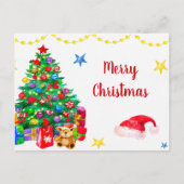 Joyeuse carte postale de Noël Joyeuses cartes post (Devant)