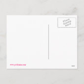 Joyeuse carte postale de Noël Rouge, Noir et Blanc (Dos)