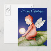 Joyeuse carte postale Elf Christmas (Devant / Derrière)
