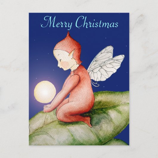 Joyeuse carte postale Elf Christmas (Devant)