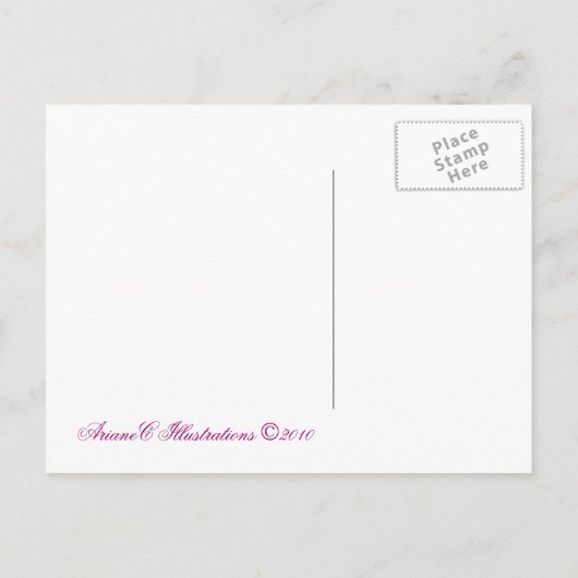 Joyeuse carte postale Halloween Witch Kid ! (Dos)