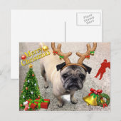 Joyeuse carte postale Machi de X'mas (Devant / Derrière)