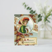 Joyeuse carte postale Vintage de Noël (Debout devant)