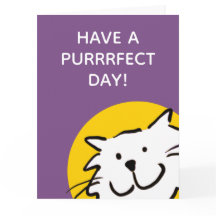 Joyeuse Carte pour Amateur de Chat