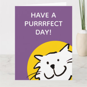 Joyeuse Carte pour Amateur de Chat