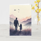 Joyeuse Carte Vista Fête des Pères (Fleur jaune)