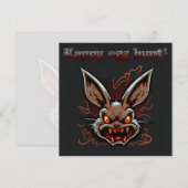 Joyeuse chasse aux oeufs de Pâques Carte de vacanc (Devant / Derrière)