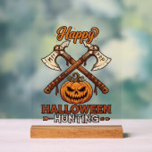 Joyeuse chasse d'Halloween Haches croisées Citroui (Neutre)