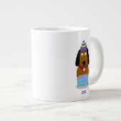 Joyeuse Coupe d'anniversaire Jumbo Mug (Devant droit)