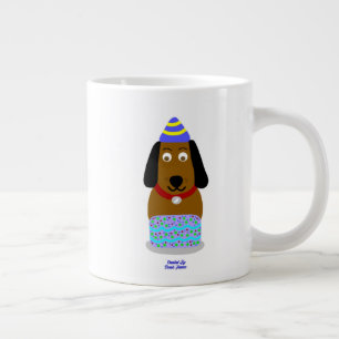 Joyeuse Coupe d'anniversaire Jumbo Mug