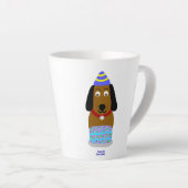 Joyeuse Coupe d'Anniversaire Petite Mug Latte (Angle droit)