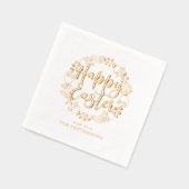 Joyeuse couronne florale de Pâques Nom personnalis (Gauche)