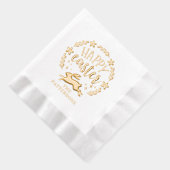 Joyeuse couronne florale de Pâques Nom personnalis (Droite)