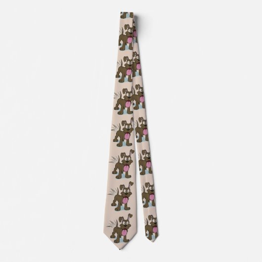 Joyeuse cravate de chien (Devant)