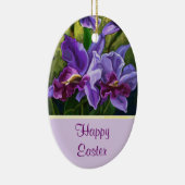 Joyeuse décoration de fleurs violettes de Pâques (Droite)