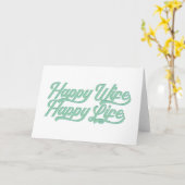 Joyeuse Épouse Vie Heureuse Fête des Mères | Carte (Fleur jaune)