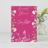 Joyeuse et audacieuse invitation de douche de mari (Debout devant)