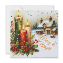 Joyeuse et brillante carte de Noël