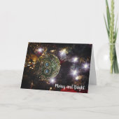 Joyeuse et brillante carte de Noël (Devant)