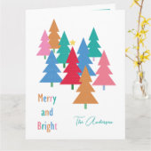 Joyeuse et brillante carte de Noël (Fleur jaune)