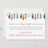 Joyeuse et brillante carte de Noël (Devant)