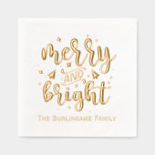 Joyeuse et brillante typographie Nom de famille (Recto)