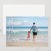 joyeuse et bulle espoir et l'amour carte de vacanc (Devant / Derrière)