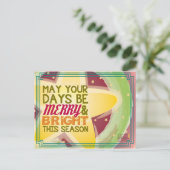 joyeuse et lumineuse carte de Noël (Debout devant)