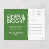 JOYEUSE ET LUMINEUSE CARTE POSTALE DE PHOTO DE (Dos)