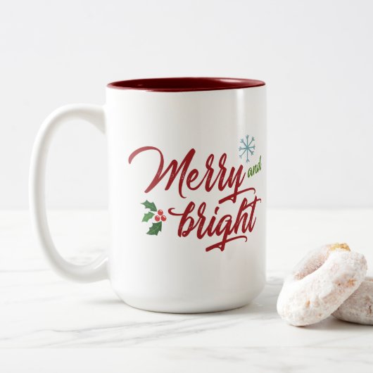 Joyeuse et lumineuse tasse (Avec donut)