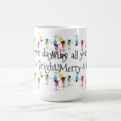 Joyeuse et lumineuse tasse de lumières de Noël (Centre)