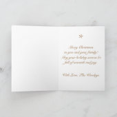 Joyeuse et mariée carte de Noël (Intérieur)